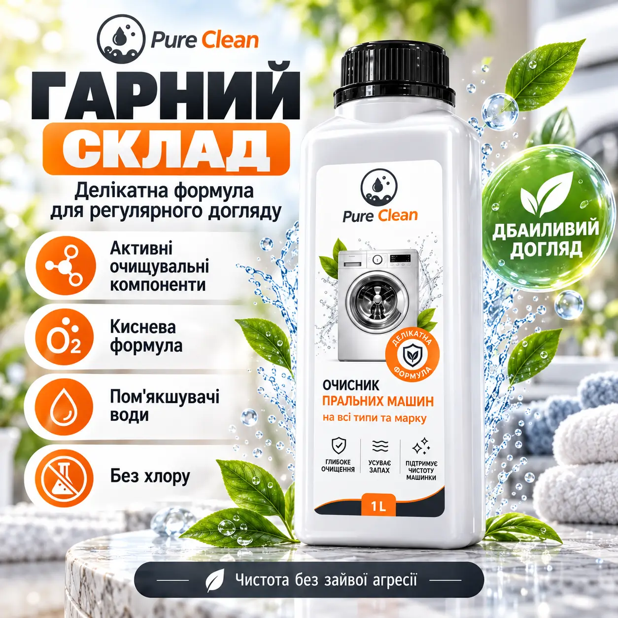 Делікатна формула Pure Clean