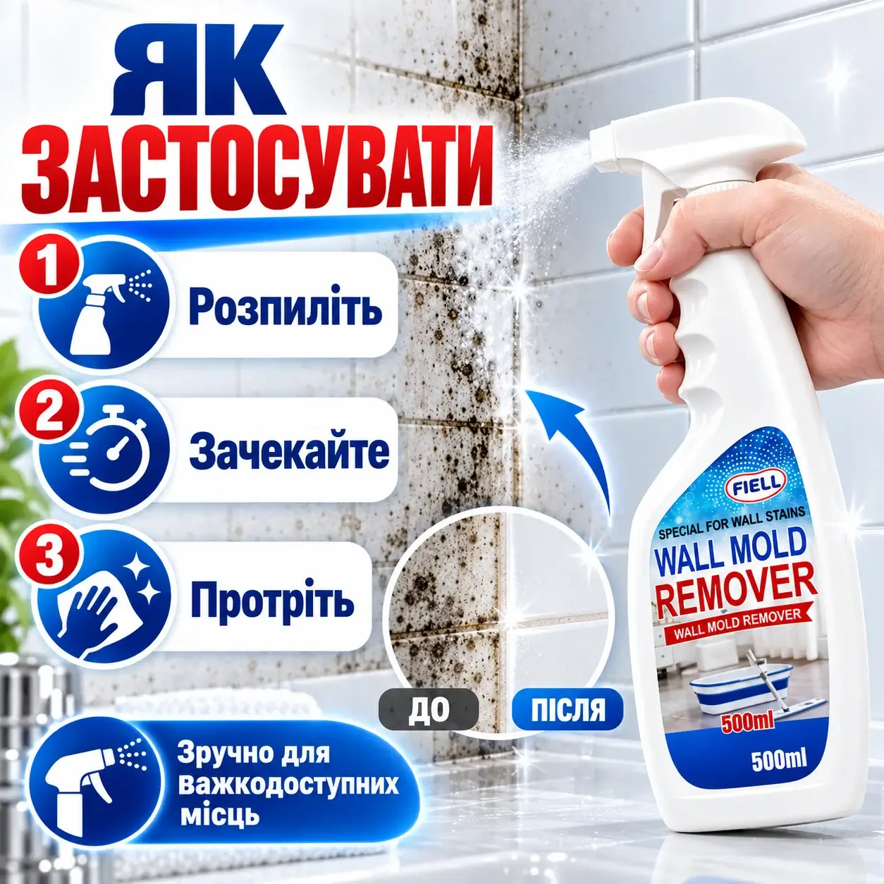 Як застосовувати Wall Mold